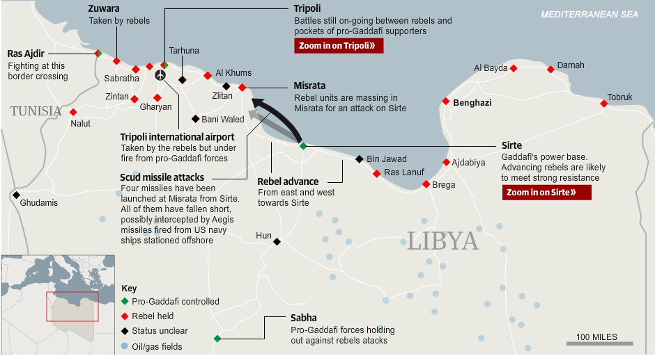 Libya Crisis Map